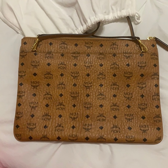 Crossbody pouch in visetos original cognac - Picture 1 of 3